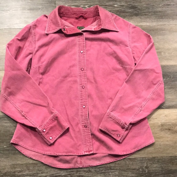 Eddie Bauer Tops - Women’s Medium Corduroy Button Up